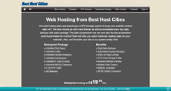 Desktop Screenshot of besthostcities.com